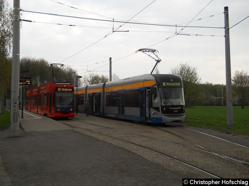 Bild: TW 1219 in Lößnig.