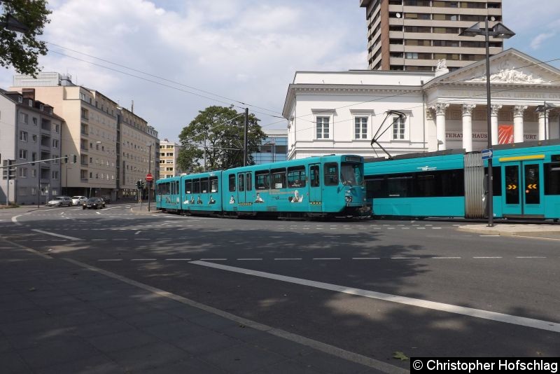 Bild: TW 728 auf der  Lang Straße/Schöne Aussicht.