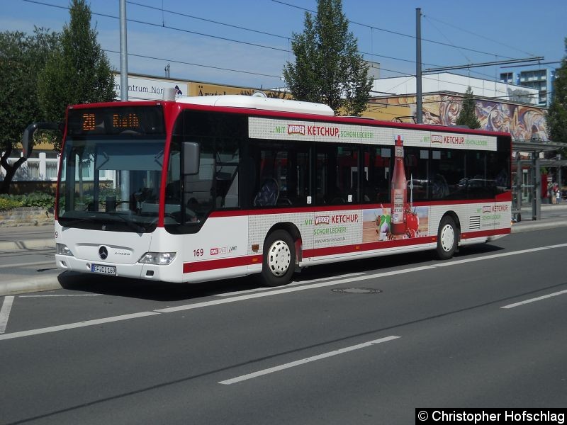 Bild: Bus 169 in Rieth auf der Linie 20.