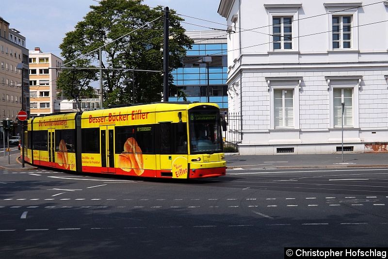 Bild: Kreuzung Lang Straße/ Schöne Aussicht.