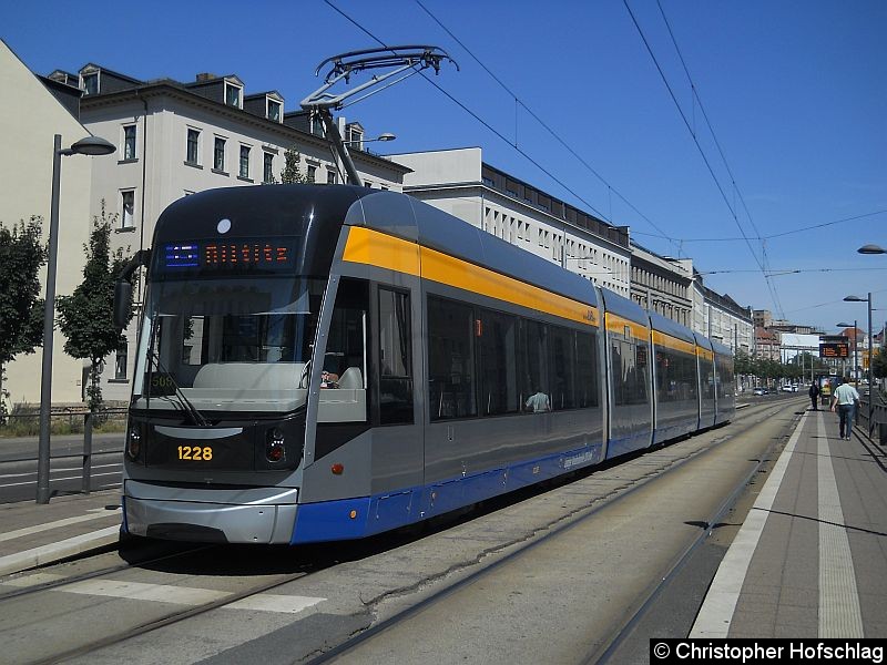 Bild: Leibnizstraße als Linie 15.