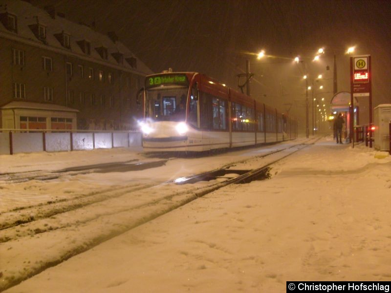 Bild: Tw 640+712 am Klinikum.