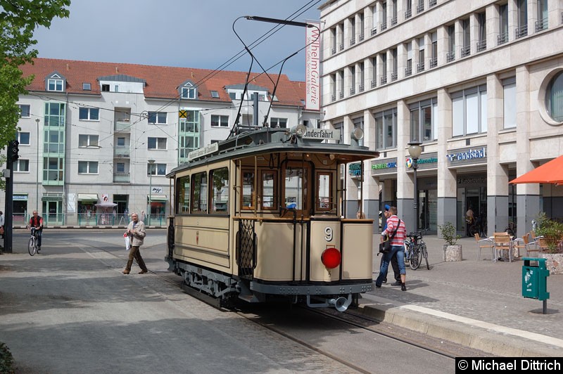 Bild: Wagen 9 am Platz der Einheit/Nord.
