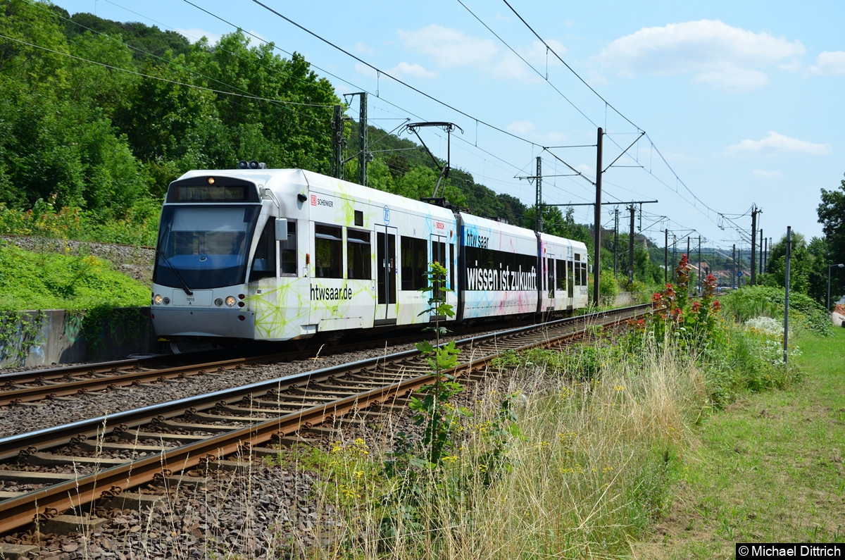 Bild: 1024 kehrt wieder aus Brebach zurück und will nach Heusweiler Markt.