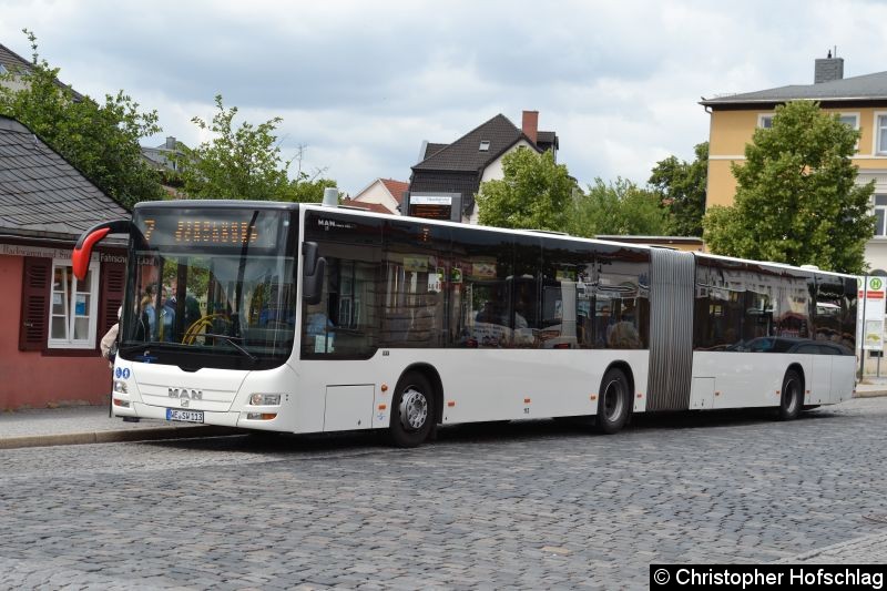 Bild: Wagen 113 als Linie 7 am Hauptbahnhof.