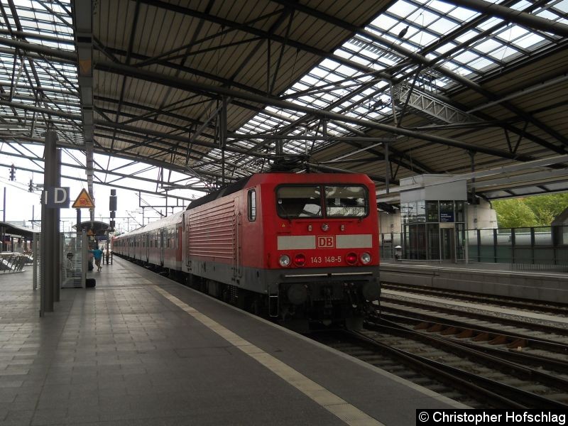Bild: Als RB auf dem Weg von Erfurt Hauptbahnhof nach Halle (Saale).