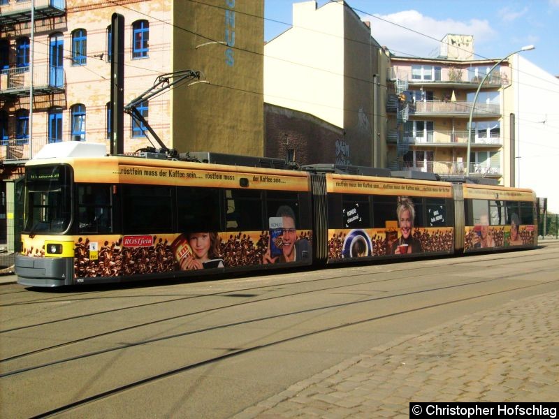 Bild: TW 1056 in der Großen Präsidentenstraße.