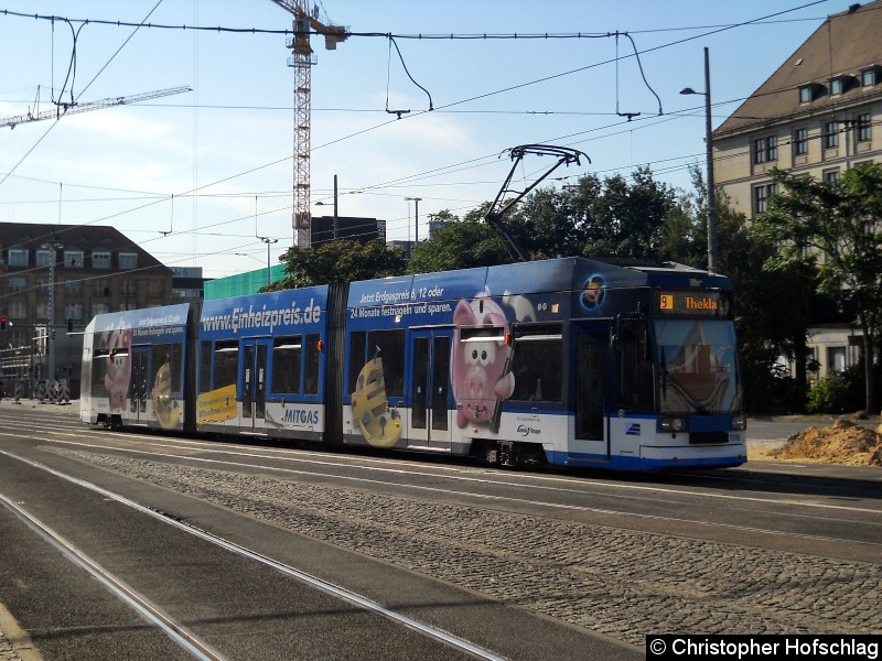 Bild: Als Linie 9 am Hauptbahnhof.