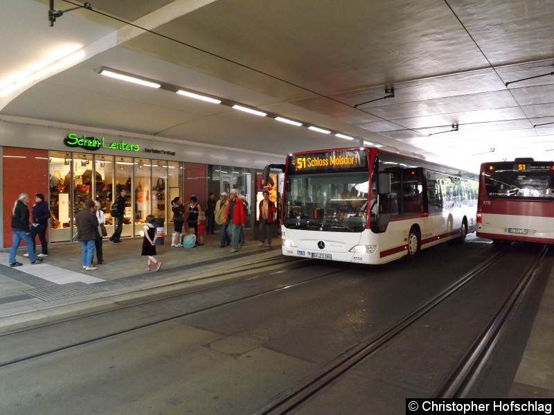 Bild: Haltestelle Hauptbahnhof.