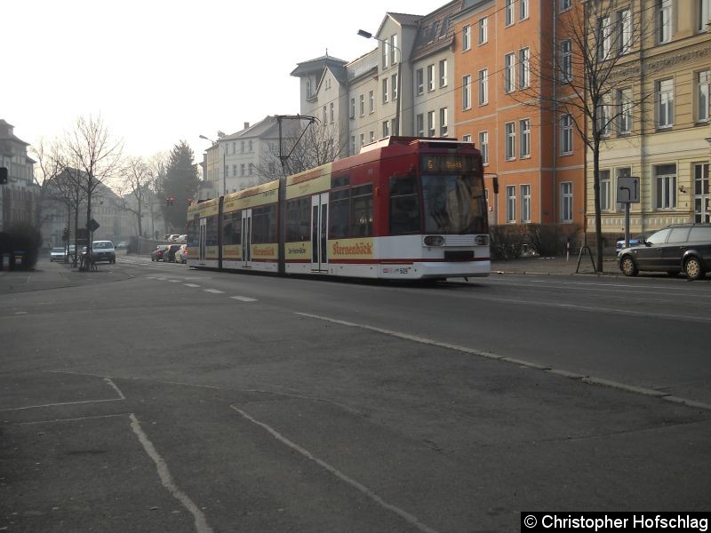 Bild: TW 609 in der Bergstraße.
