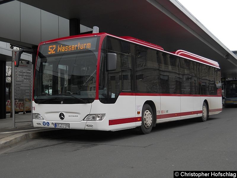 Bild: Als Linie 52 am Busbahnhof.