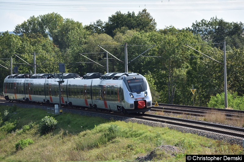 9442 304 als RB 20 nach Eisenach bei Marienthal (Erfurt)