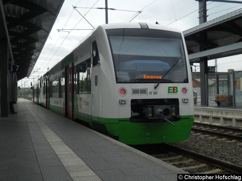 Bild: Als RB nach Ilmenau in Erfurt Hauptbahnhof.