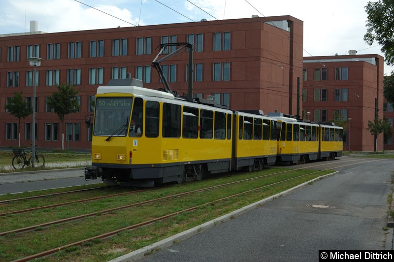 Bild: 6109 als Linie 60 in der Karl-Ziegler-Str. Nur wenige Meter vor der neue Endstelle Karl-Ziegler-Straße.