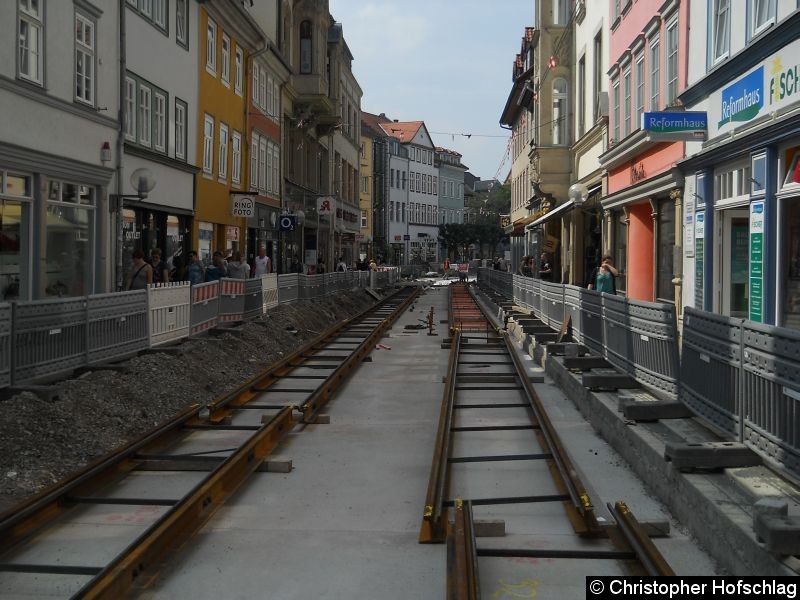 Bild: Blick in die Schlösserstraße Richtung Fischmarkt.