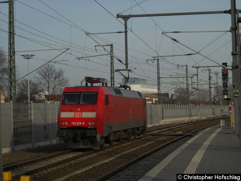Bild: Bei der Fahrt zum Güterbahnhof.
