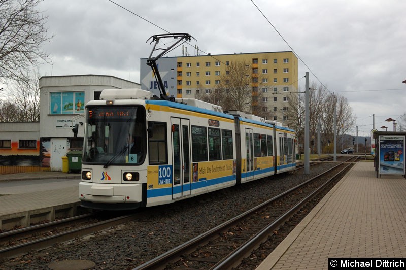 Bild: TW 601 als Linie 3 in Lobeda-Ost.