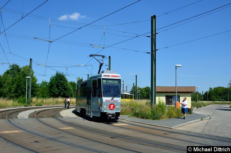 Bild: Abfahrt des 4592 als Fahrschule. Er fuhr nach Hackescher Markt.