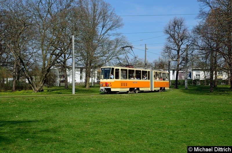 Bild: 1308 in der Schleife Naunhofer Str.