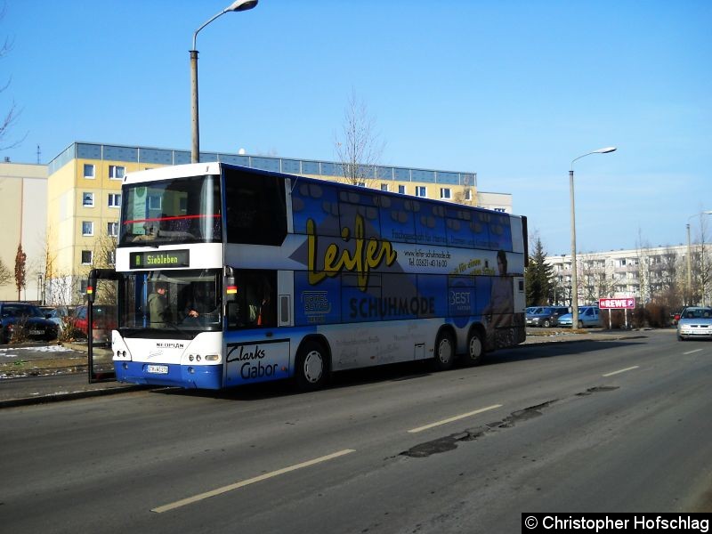 Bild: Bus 278 an der Haltestelle Coburger Platz als Linie A.