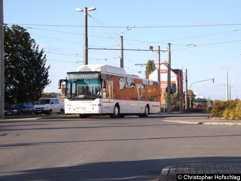 Bild: Einfahrt in Busbahnhof Grubenstraße