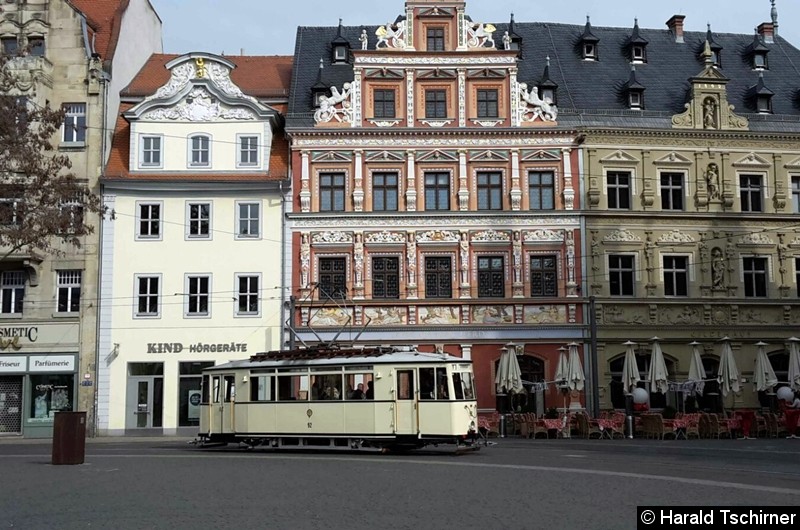 Bild: Wagen 92 am Fischmarkt bei einer Sonderfahrt.