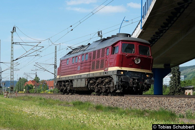 Bild: BR 132 334-4 bei Jena Göschwitz
