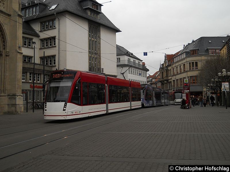 Bild: Am Fischmarkt/Rathaus auf der Linie 3.