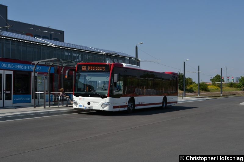 Bild: Bus 188 als Linie 60 am Urbicher Kreuz