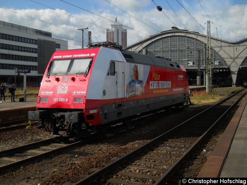Bild: In Leipzig Hauptbahnhof.