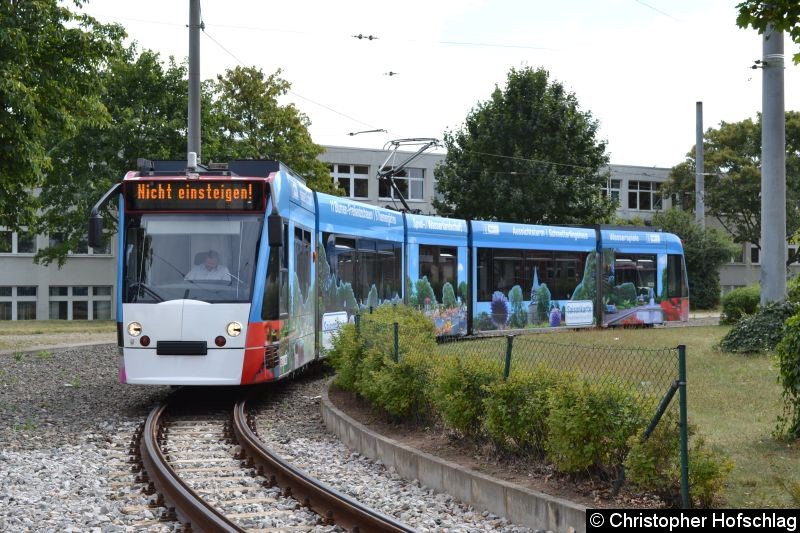 Bild: TW 625 in der Schleife Grubenstraße.