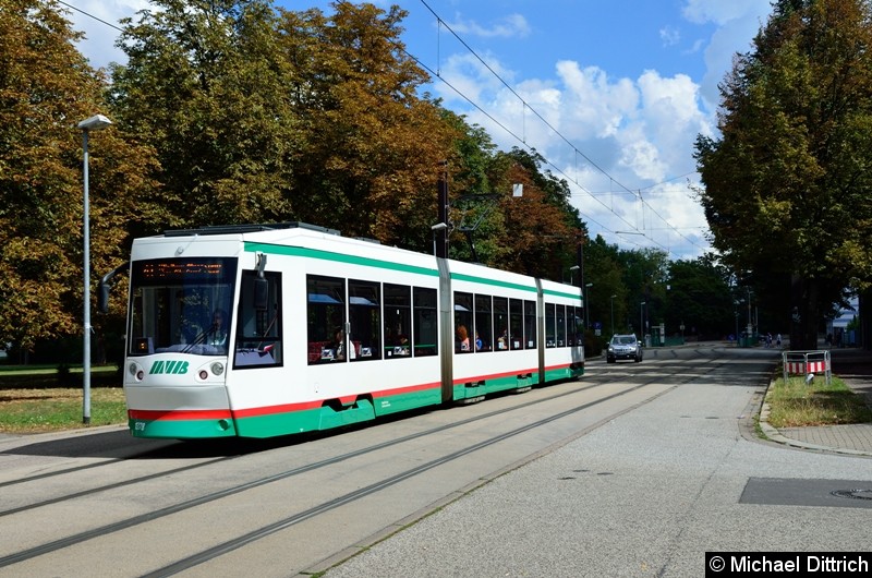 Bild: 1378 als Linie 41 in der Listemannstr. kurz vor der Weitlingstr.