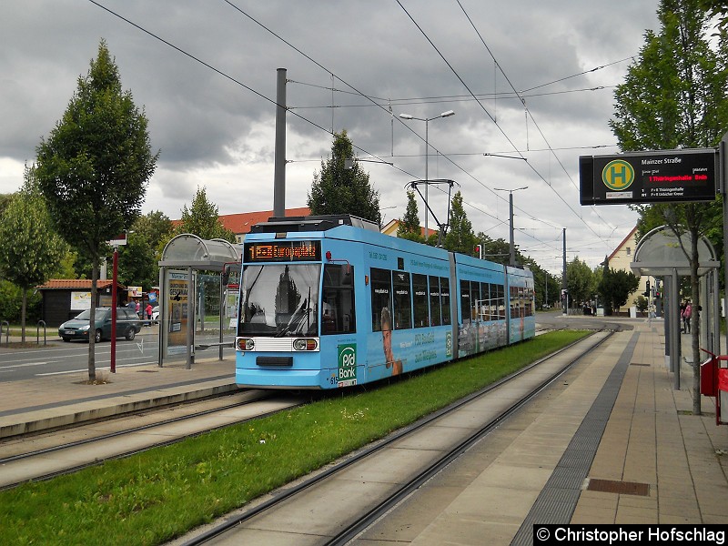 Bild: Haltestelle Mainzer Straße.