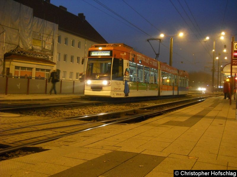 Bild: TW 616 am Klinikum.