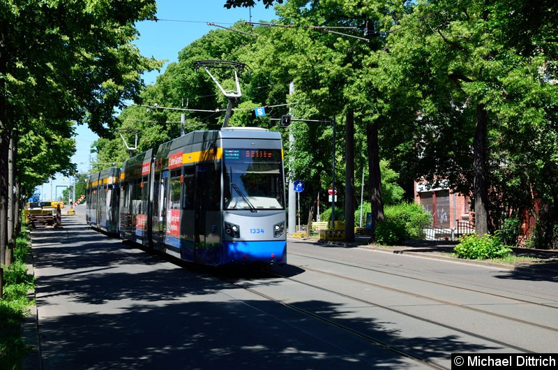 Bild: 1334 + 1326 als Linie 31 in der Bornaischen Str.