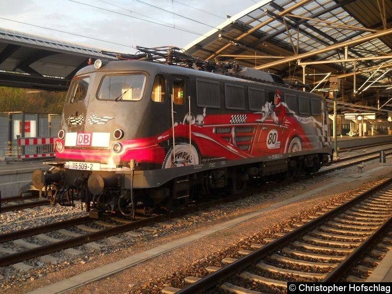 Bild: Abgestellt in Erfurt Hauptbahnhof.