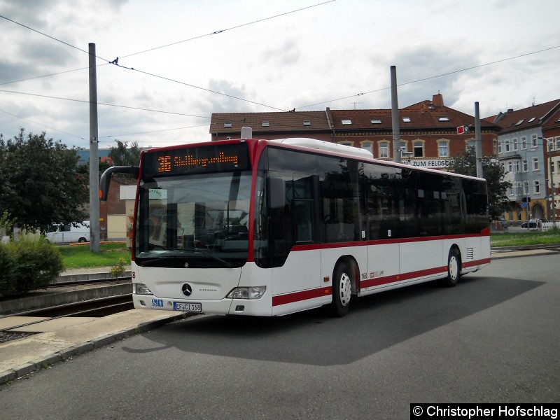 Bild: In der Grubenstraße als Buslinie 36.