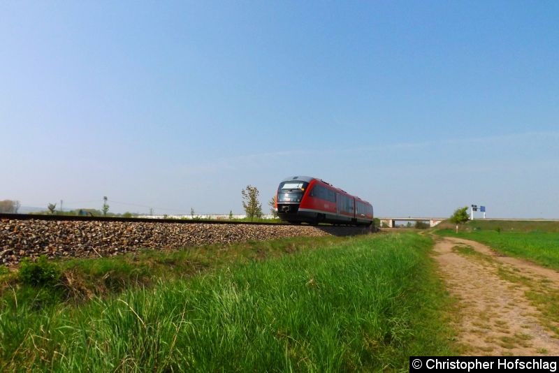 Bild: 642 531 als RE in Richtung Nordhausen kurz vor Kühnhausen(bei Erfurt).