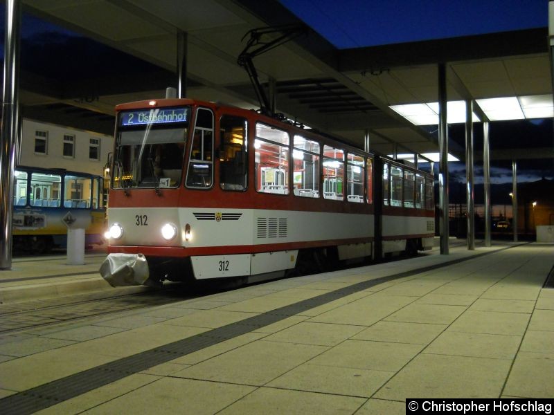 Bild: Als Linie 2 am Ostbahnhof.