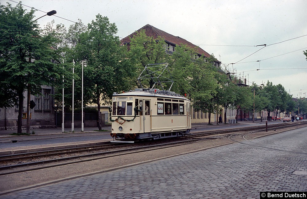 Bild: TW 92 Hst. Breitscheidstraße Karl-Marx Allee