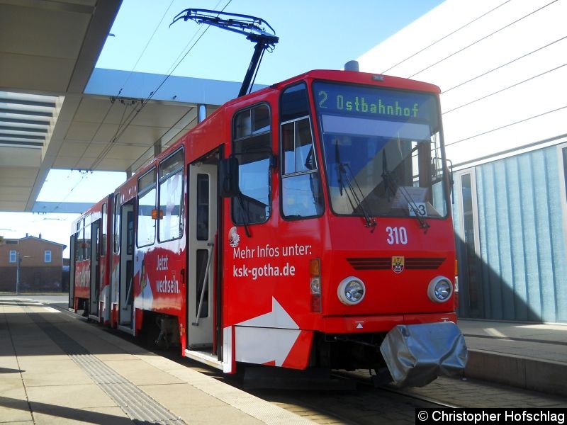 Bild: Am Hauptbahnhof auf der Linie 2.