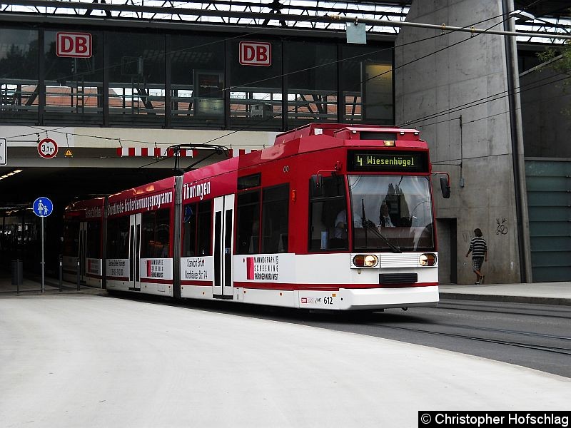 Bild: Am Hauptbahnhof auf der Linie 4.