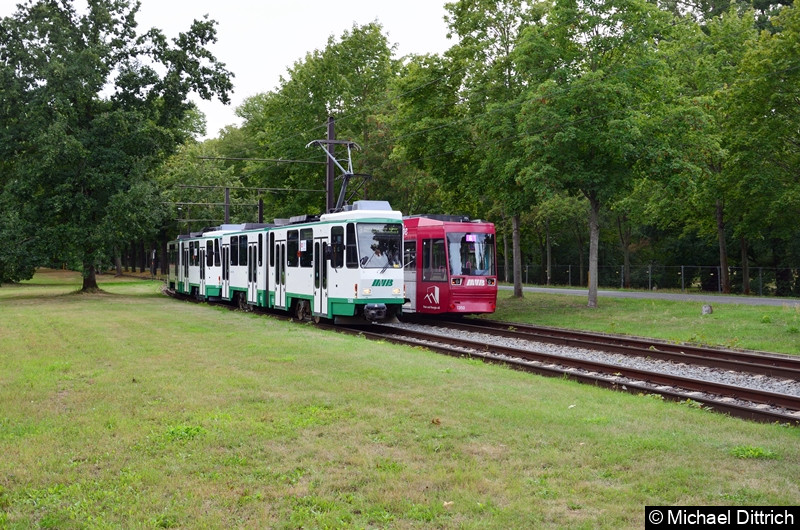 1288 und 1289 treffen im Herrenkrug auf den NGT8D 1350.