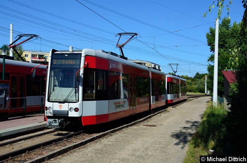 676 + 675 als Linie 3 in der Endstelle Beesen.