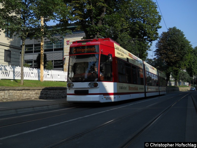 Bild: In der Andreasstraße als Linie 6.