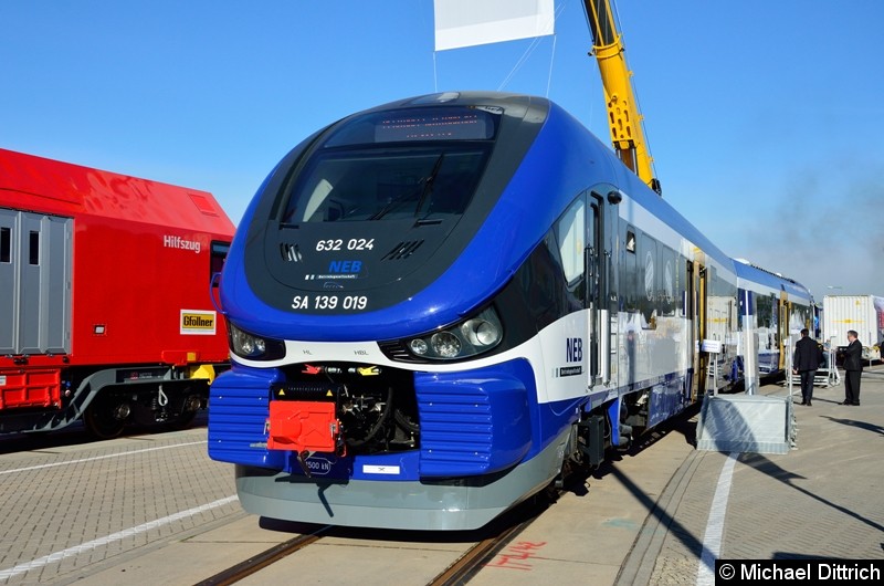 Bild: Dieser PESA Link der Niederbarnimer Eisenbahn ist der erste in Deutschland zugelassene.
Er wurde für die Strecke Berlin - Kostrzyn beschafft.