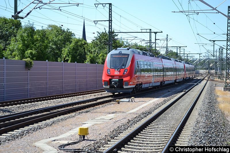 Bild: 442-Traktion in Erfurt Hauptbahnhof.