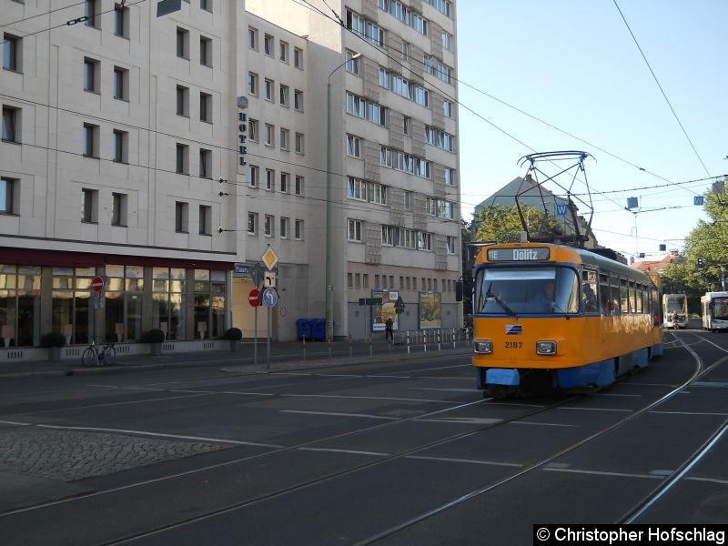 Bild: Auf dem Weg zur Haltestelle Hauptbahnhof.