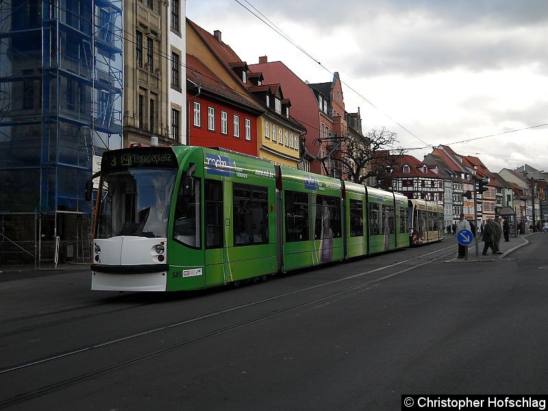 Bild: Beim verlassen der Haltestelle Domplatz Nord .