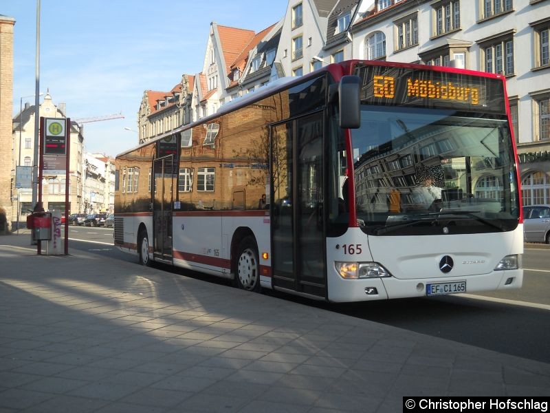 Bild: Bus 165 auf der Linie 60 am Thomaseck.